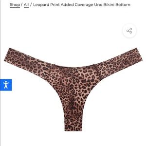 Montce Leopard Print Added Coverage Uno Bottoms